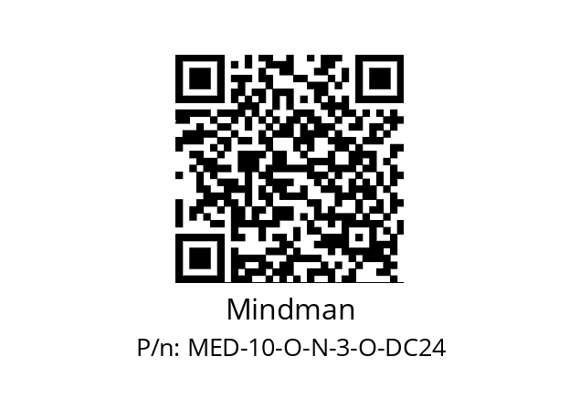   Mindman MED-10-O-N-3-O-DC24