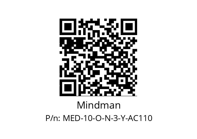   Mindman MED-10-O-N-3-Y-AC110