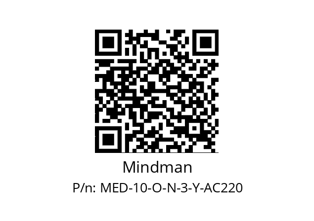   Mindman MED-10-O-N-3-Y-AC220