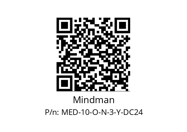   Mindman MED-10-O-N-3-Y-DC24