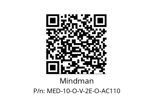   Mindman MED-10-O-V-2E-O-AC110