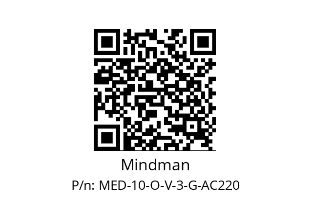   Mindman MED-10-O-V-3-G-AC220