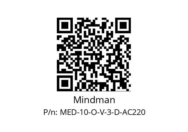   Mindman MED-10-O-V-3-D-AC220