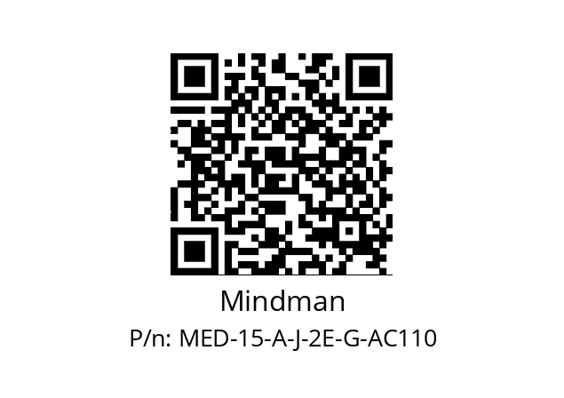   Mindman MED-15-A-J-2E-G-AC110