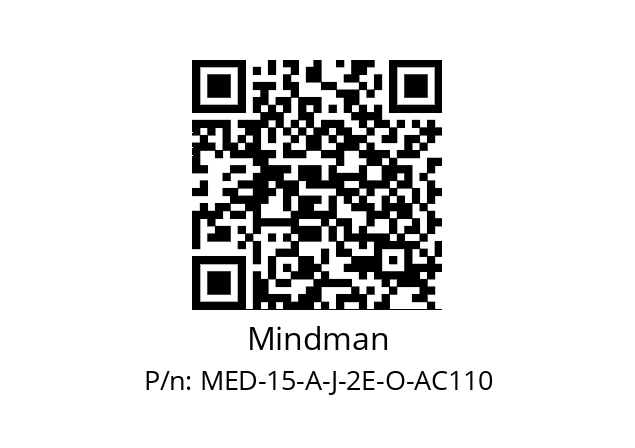   Mindman MED-15-A-J-2E-O-AC110