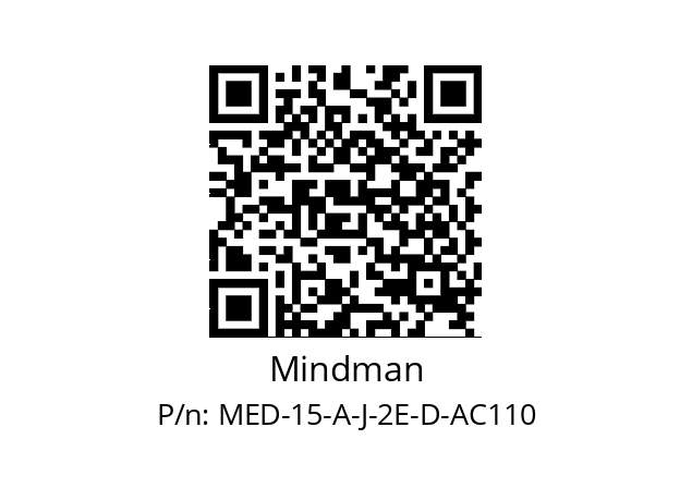   Mindman MED-15-A-J-2E-D-AC110