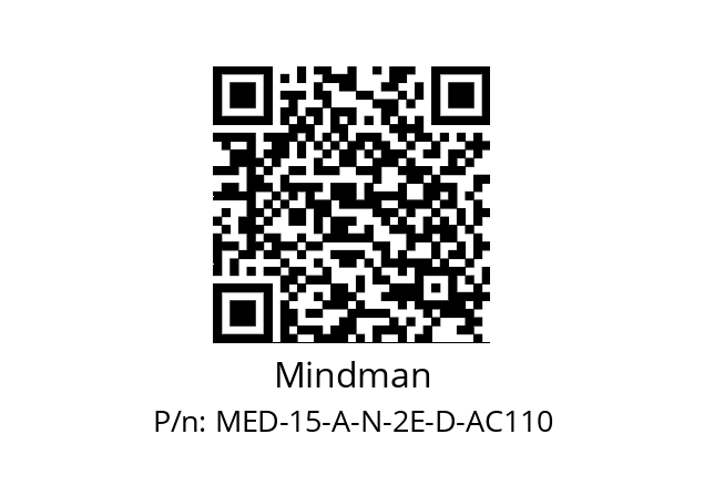   Mindman MED-15-A-N-2E-D-AC110