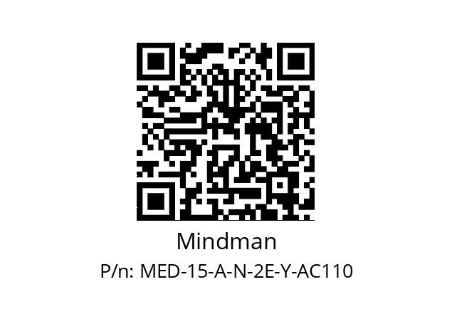   Mindman MED-15-A-N-2E-Y-AC110