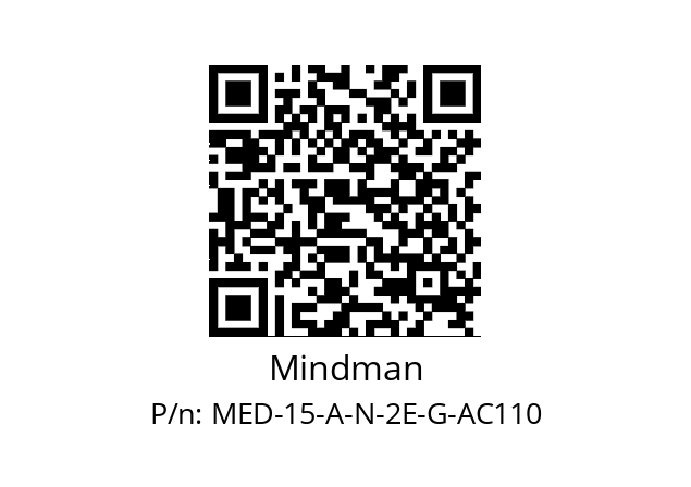   Mindman MED-15-A-N-2E-G-AC110