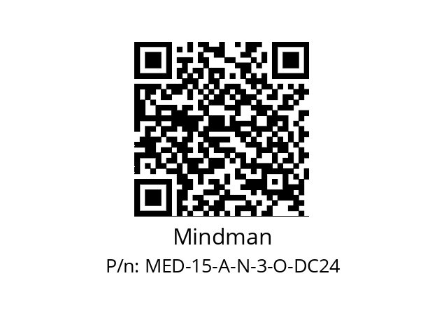   Mindman MED-15-A-N-3-O-DC24