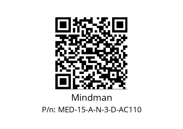   Mindman MED-15-A-N-3-D-AC110