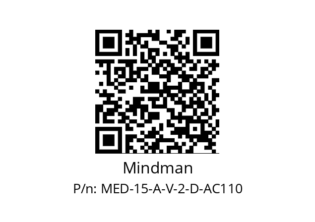   Mindman MED-15-A-V-2-D-AC110