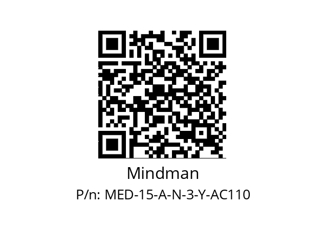   Mindman MED-15-A-N-3-Y-AC110