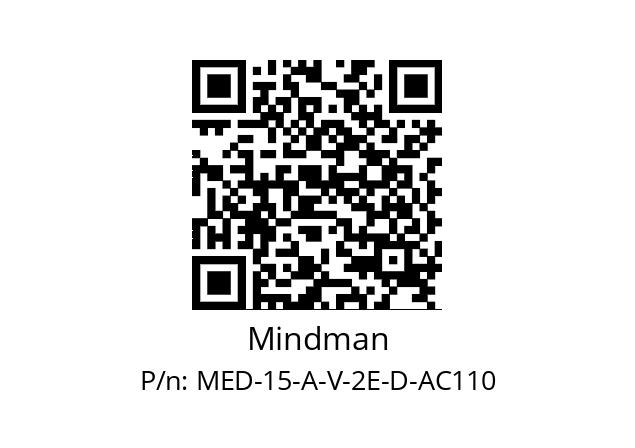   Mindman MED-15-A-V-2E-D-AC110