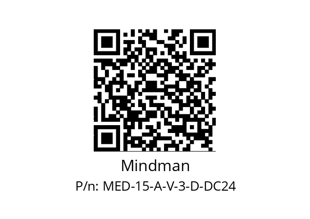   Mindman MED-15-A-V-3-D-DC24