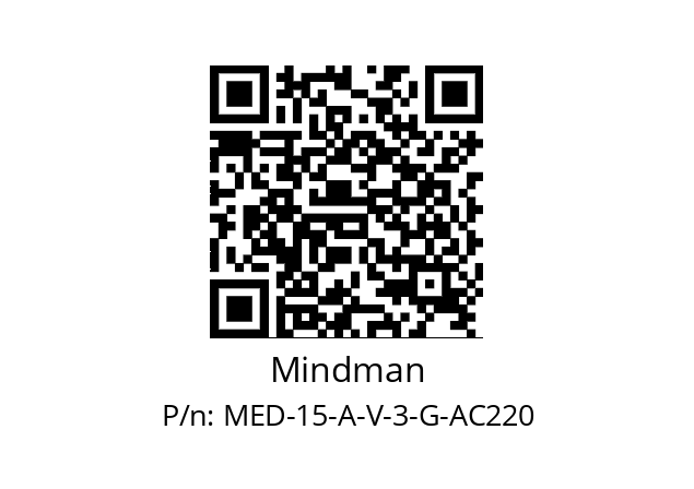   Mindman MED-15-A-V-3-G-AC220