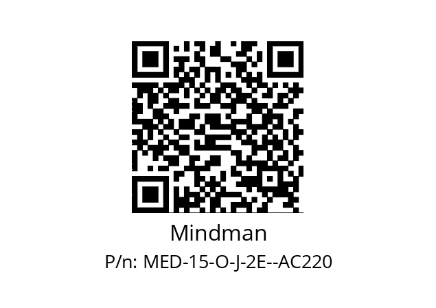   Mindman MED-15-O-J-2E--AC220