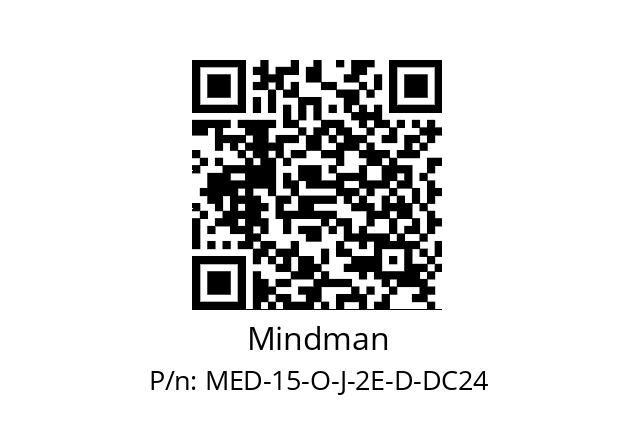   Mindman MED-15-O-J-2E-D-DC24