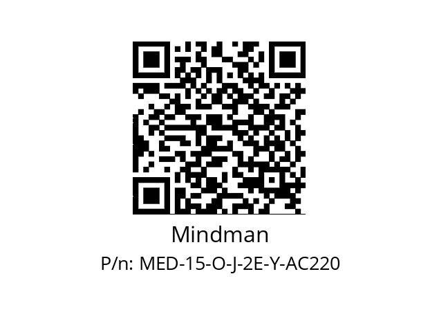   Mindman MED-15-O-J-2E-Y-AC220