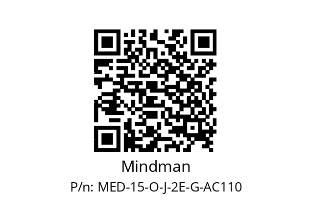   Mindman MED-15-O-J-2E-G-AC110