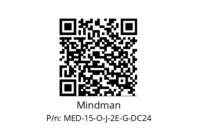   Mindman MED-15-O-J-2E-G-DC24