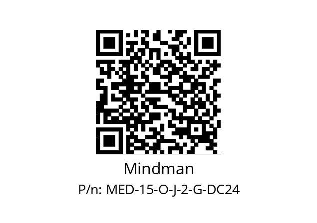   Mindman MED-15-O-J-2-G-DC24