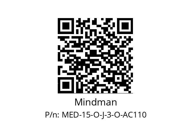   Mindman MED-15-O-J-3-O-AC110