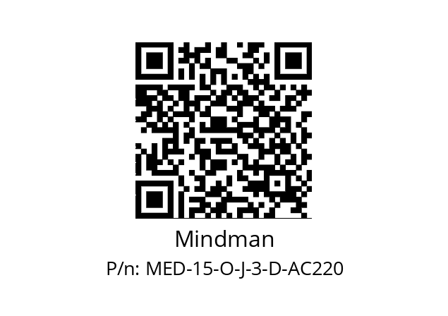   Mindman MED-15-O-J-3-D-AC220