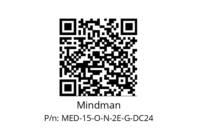   Mindman MED-15-O-N-2E-G-DC24