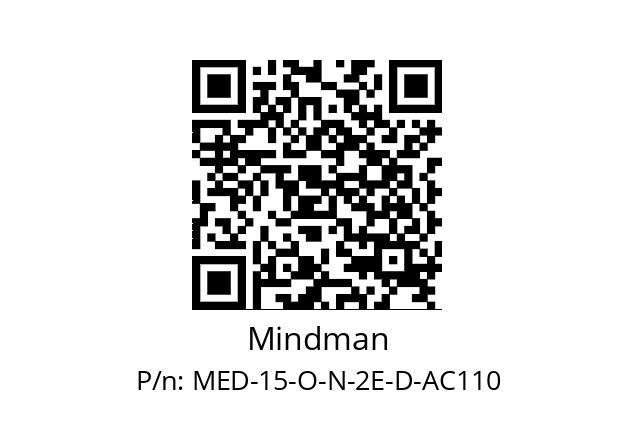   Mindman MED-15-O-N-2E-D-AC110