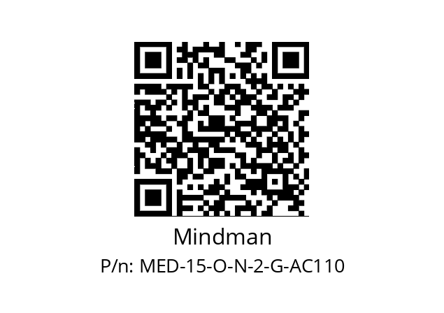   Mindman MED-15-O-N-2-G-AC110