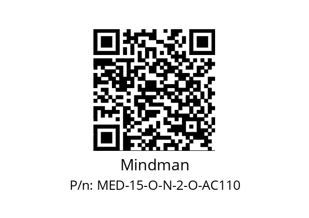   Mindman MED-15-O-N-2-O-AC110