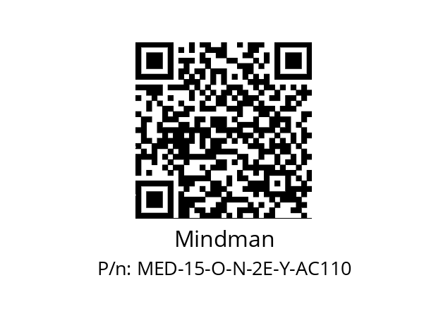   Mindman MED-15-O-N-2E-Y-AC110