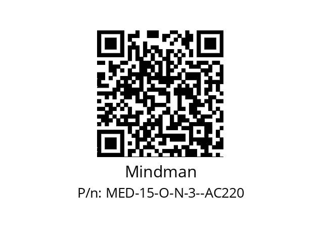   Mindman MED-15-O-N-3--AC220