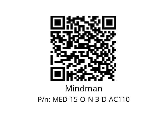   Mindman MED-15-O-N-3-D-AC110