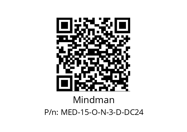   Mindman MED-15-O-N-3-D-DC24