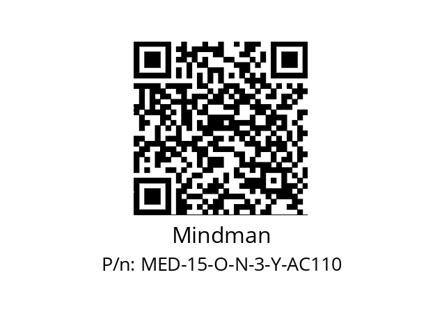   Mindman MED-15-O-N-3-Y-AC110