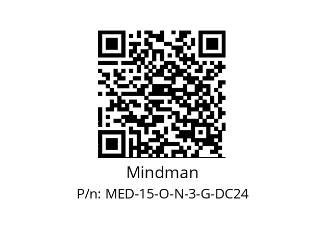   Mindman MED-15-O-N-3-G-DC24