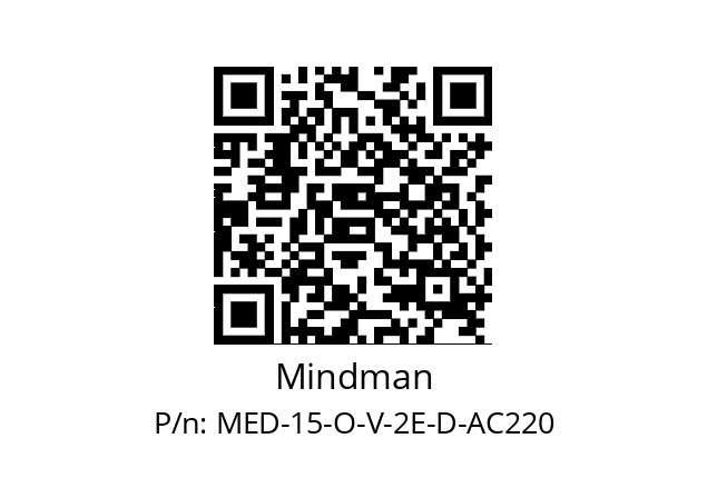   Mindman MED-15-O-V-2E-D-AC220