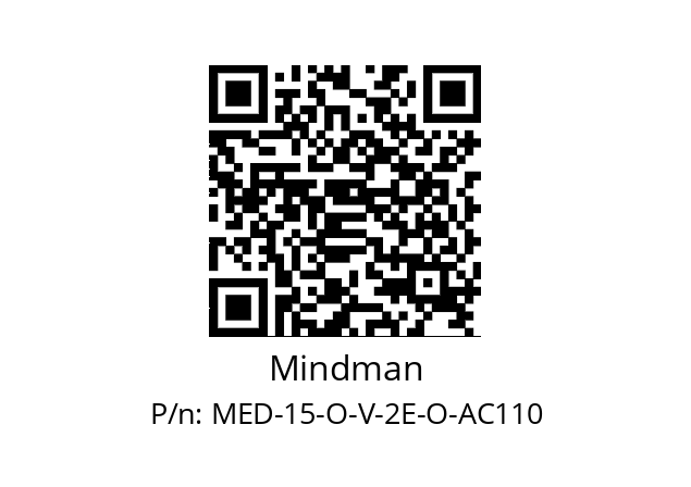   Mindman MED-15-O-V-2E-O-AC110