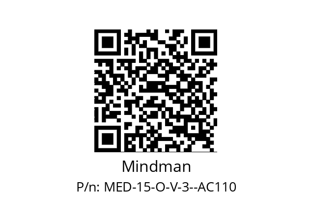   Mindman MED-15-O-V-3--AC110