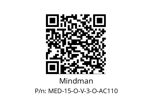   Mindman MED-15-O-V-3-O-AC110