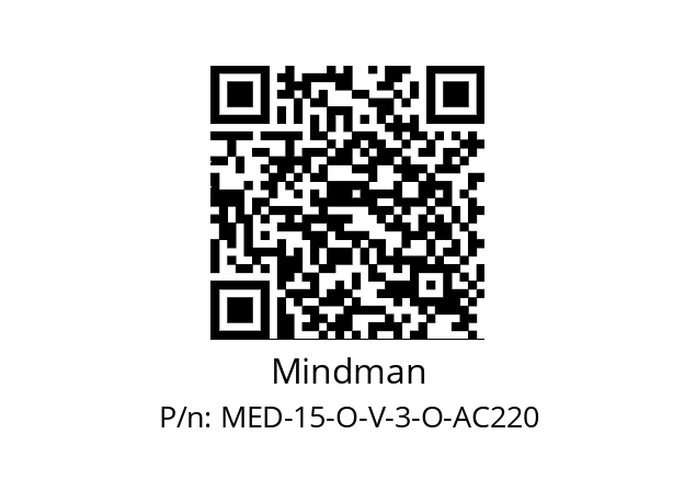   Mindman MED-15-O-V-3-O-AC220