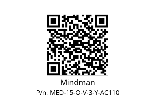   Mindman MED-15-O-V-3-Y-AC110