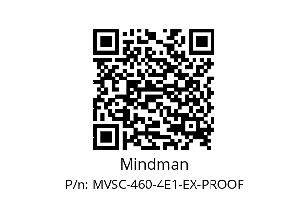   Mindman MVSC-460-4E1-EX-PROOF