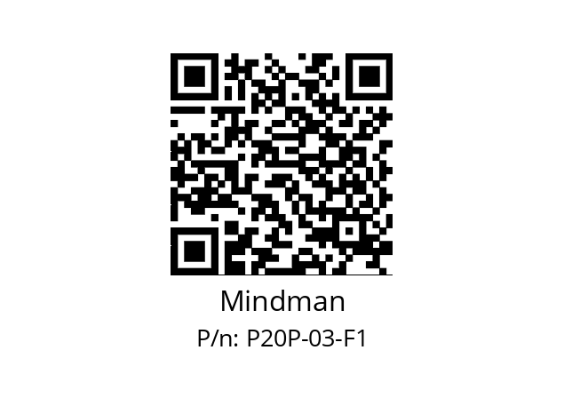   Mindman P20P-03-F1