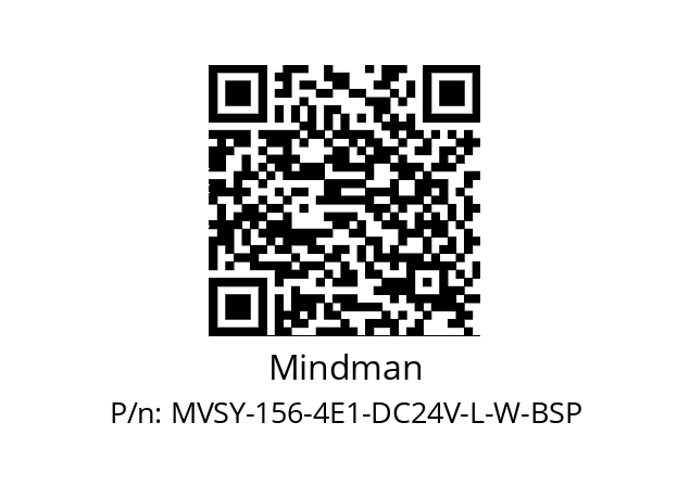   Mindman MVSY-156-4E1-DC24V-L-W-BSP