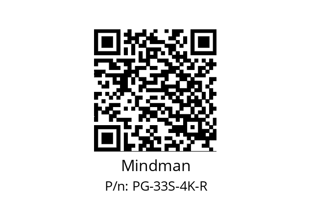   Mindman PG-33S-4K-R