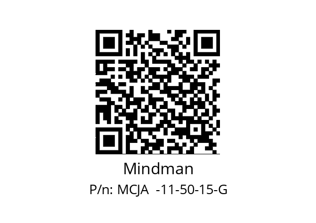   Mindman MCJA  -11-50-15-G