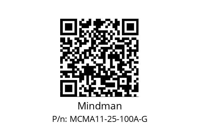   Mindman MCMA11-25-100A-G